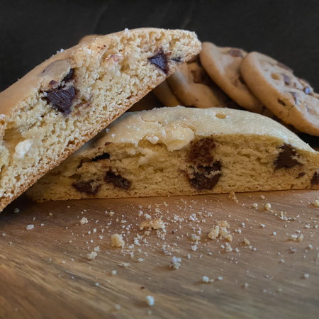 Chocolate Chip Cookie Biscotti